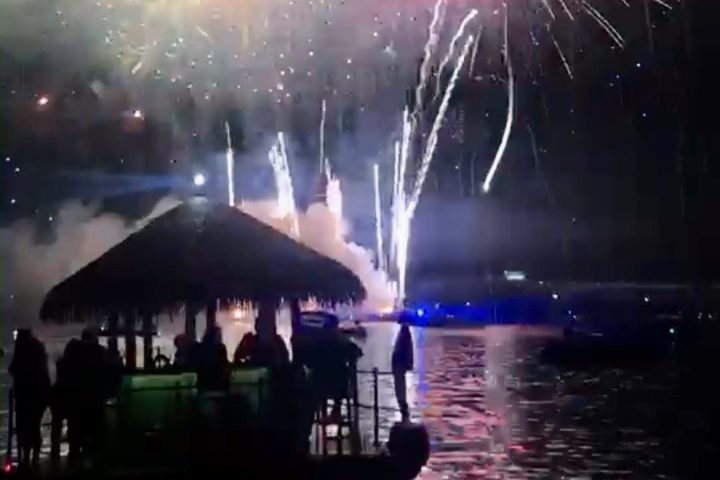 fireworks in the sky